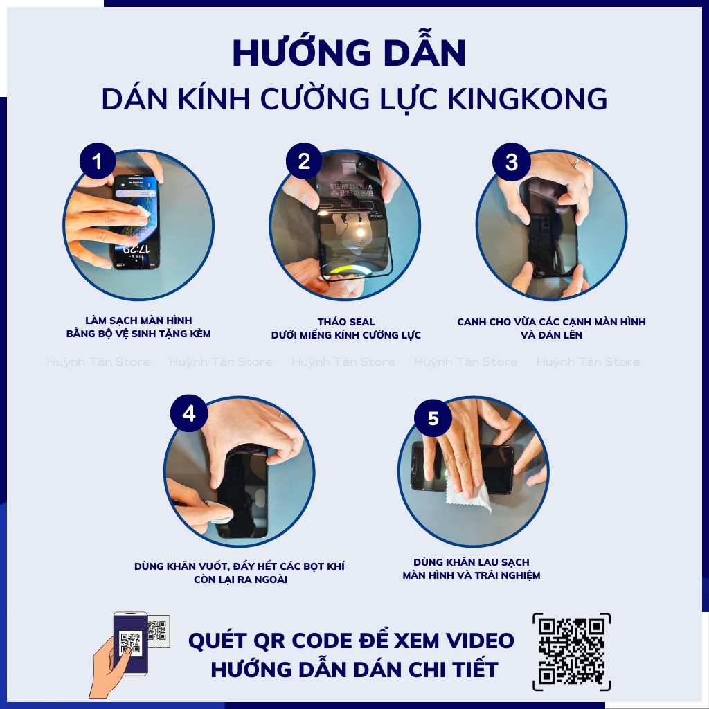 Cường lực kingkong BAIKO iphone 13 pro max 13 12 11 pro max xr xs max x 7 plus 8 plus full chống vỡ cạnh huỳnh tân store