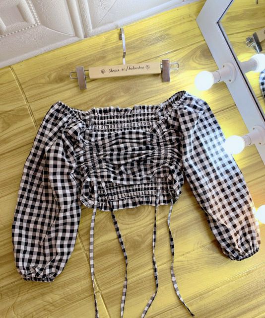 Áo kiểu rút 2 bên cao cấp