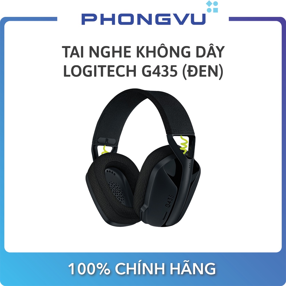 Tai nghe không dây Logitech G435 (Đen) - Bảo hành 24 tháng