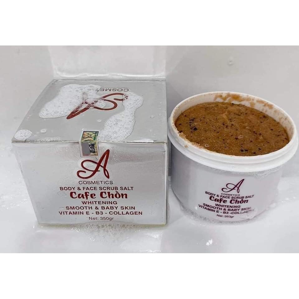 [Chính Hãng] muối tẩy da chết cafe chồn A cosmetics | BigBuy360 - bigbuy360.vn