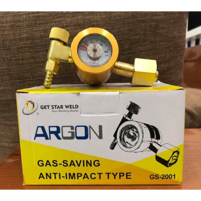 Đồng hồ Argon tiết kiệm khí Argon ren trong- loại đẹp