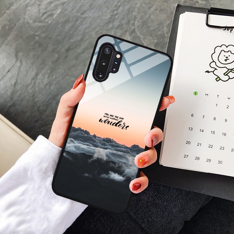 Ốp Lưntg SAMSUNG NOTE 10, NOTE 10 LITE, NOTE 10 PLUS Lưng kính cường lực cao cấp, Sang Trọng