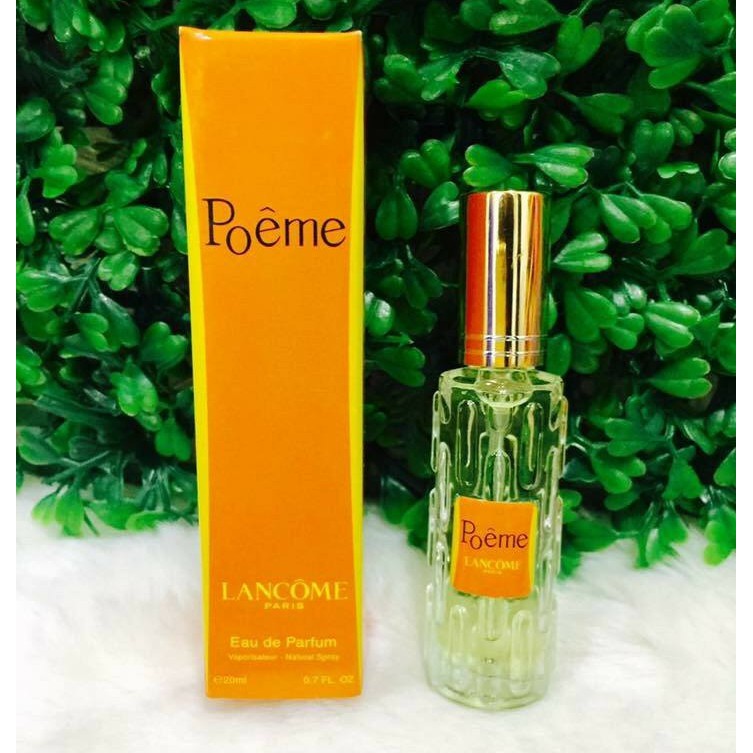 Nước hoa mini Lancome Poeme nữ 20ml dạng xịt- mẫu 4d- Mùi Lancôme Poeme