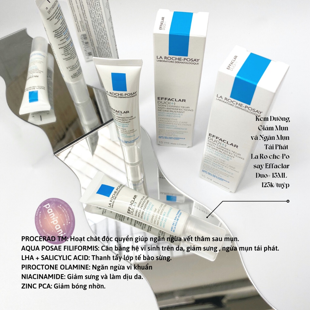 [100% AUTH] Set Dưỡng Ngăn Ngừa Mụn La Roche Posay E ffaclar