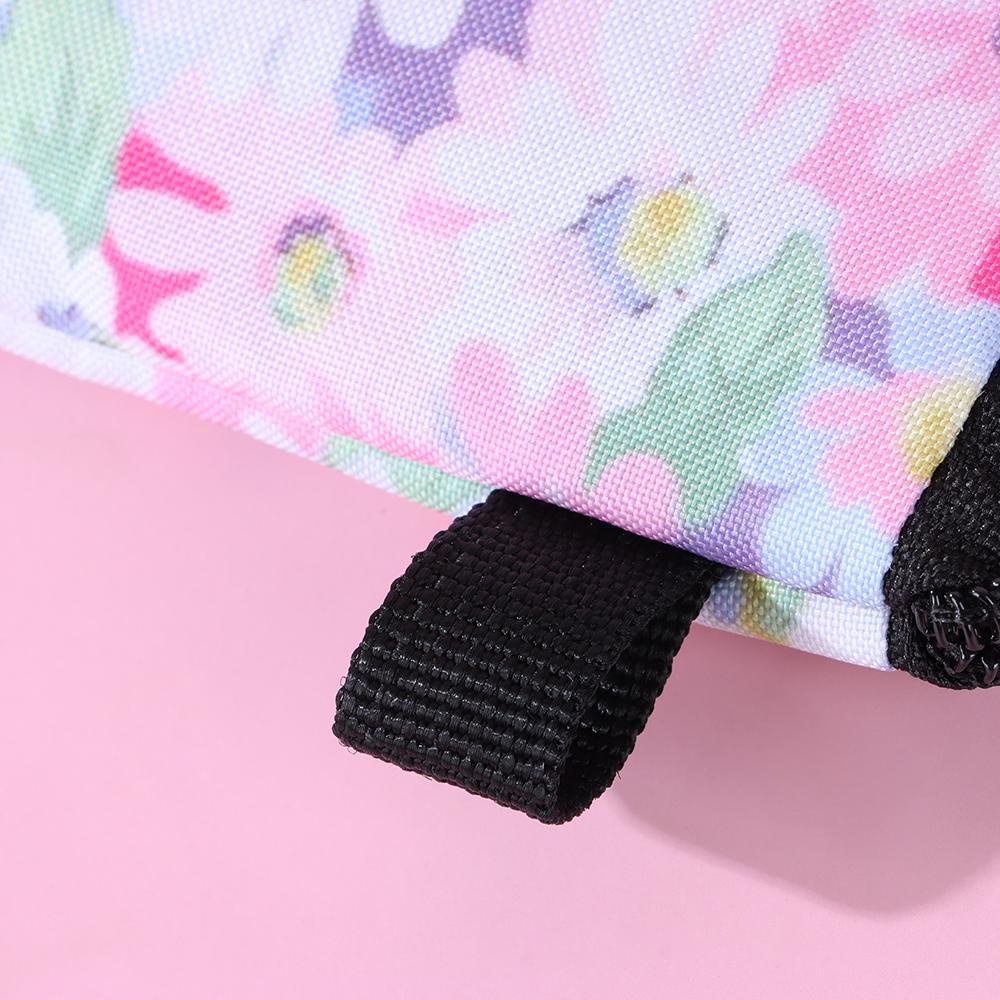 Túi Đựng Khăn Giấy / Mỹ Phẩm / Thẻ / Tai Nghe In Họa Tiết Kẻ Sọc Dễ Thương Cho Nữ