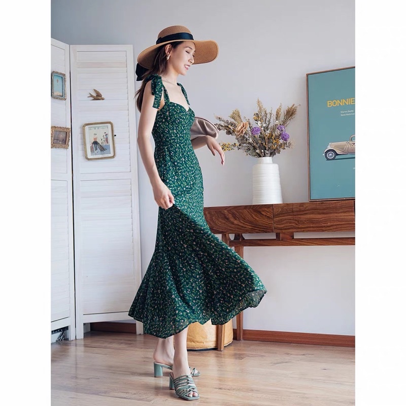 Order 15 ngày- Đầm hoa form dài #503