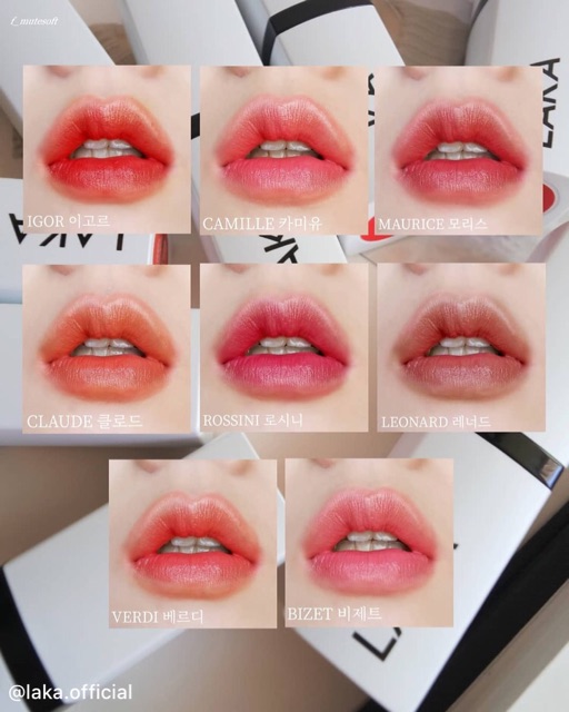 Son Thỏi Bóng Lên Màu Chuẩn LAKA WATERY SHEER LIPSTICK