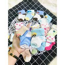 Sét 2 đôi tất len cho bé 0-6 tháng, chất len mềm mịn dày dặn