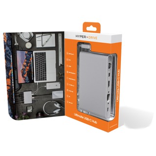 Bộ chuyển đổi HyperDrive Ultimate 11-in-1 USB-C Hub for Mac, PC, Android, USB-C Devices - Gray