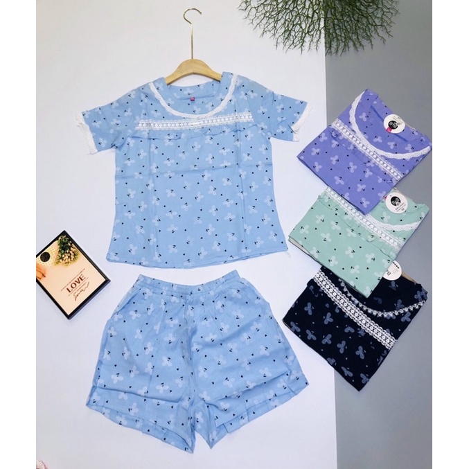 Đồ bộ đùi vải xô mát