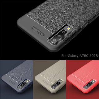 Ốp Lưng Auto Focus Vân Da Cho Samsung A7 (2018)