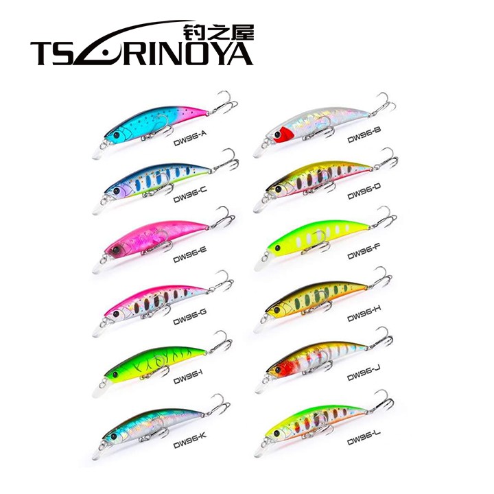 Mồi lure câu cá chẽm TSURINOYA DW96 12gram Hita Lure