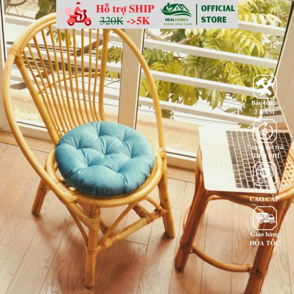 Ghế lười thư giãn cao cấp mây con sò, decor homestay ban công, trang trí phòng khách sân vườn quán cafe Vip / Đà Nẵng