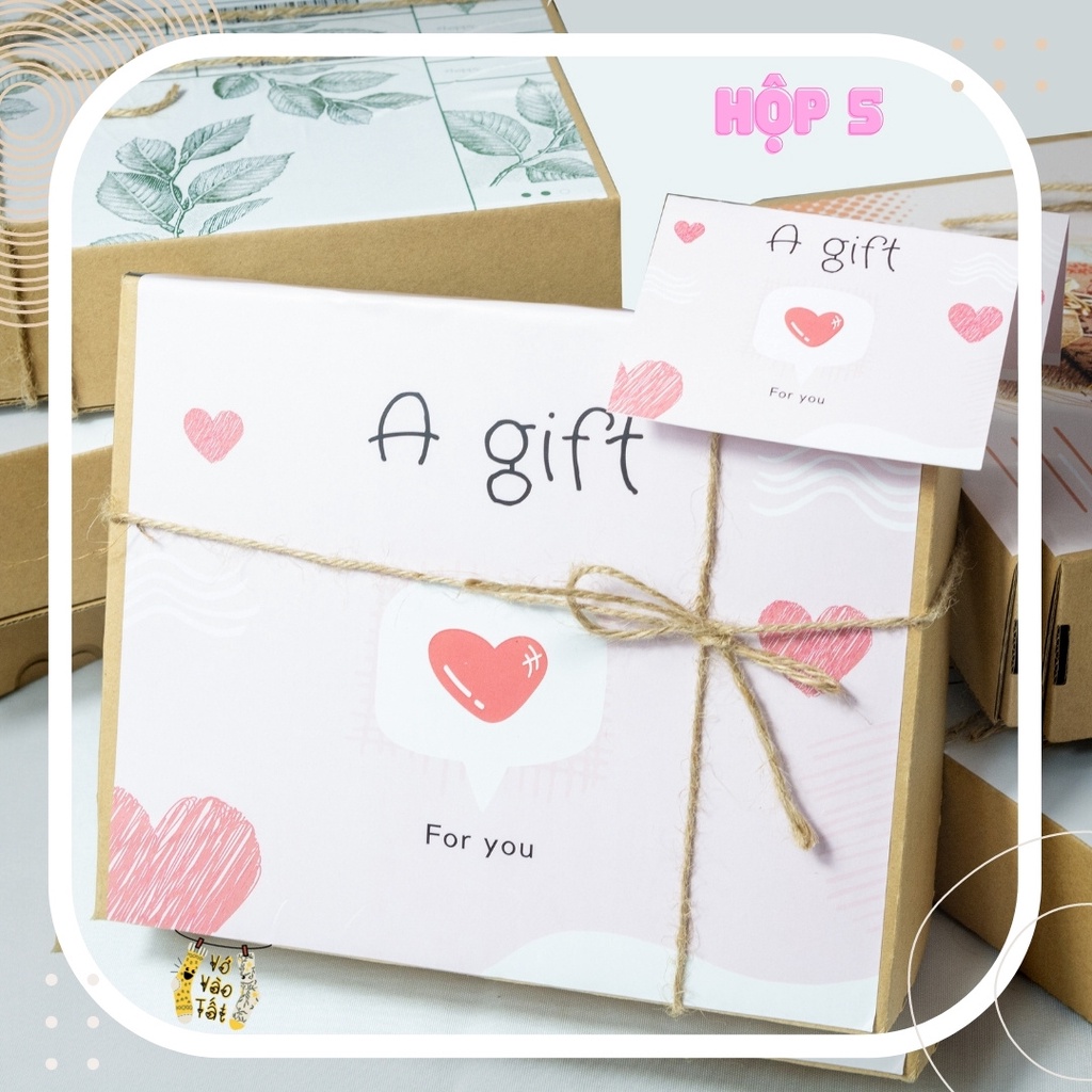 HỘP QUÀ ĐƠN GIẢN 1 (KHÔNG BAO GỒM TẤT/ VỚ)