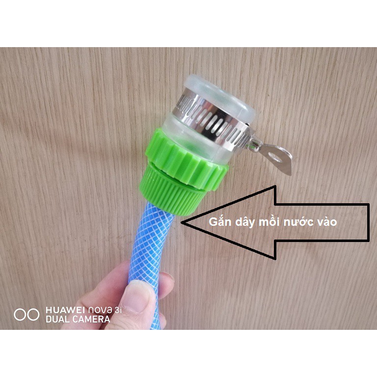 Đầu nối nhanh ống nước vào vòi nước ( cho máy rửa xe áp lực cao)