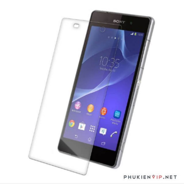 Bộ 3 dán kính cường lực Sony Xperia Z2/ L50 - trong suốt