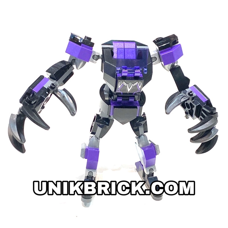 [CÓ HÀNG] Lego UNIK BRICK Marvel Black Panther Mech Armor Bộ giáp tím của Báo đen trong Super Heroes