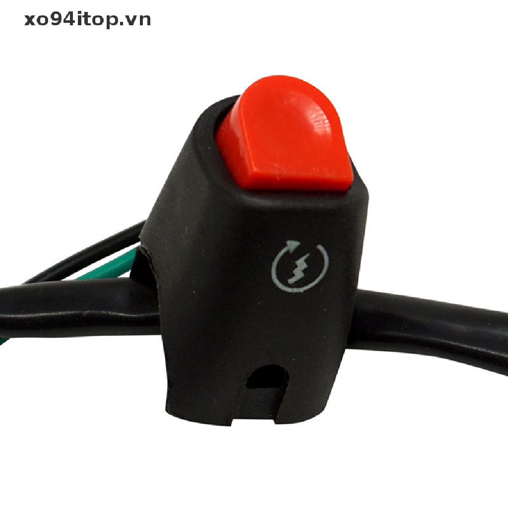 Xoitop Công Tắc Khởi Động Nút Bật / Tắt Gắn Tay Lái Xe Máy Địa Hình Thông Dụng