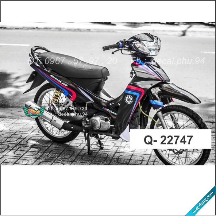 Tem Sirius Rời  Chỉ BMW Xe đen (B)