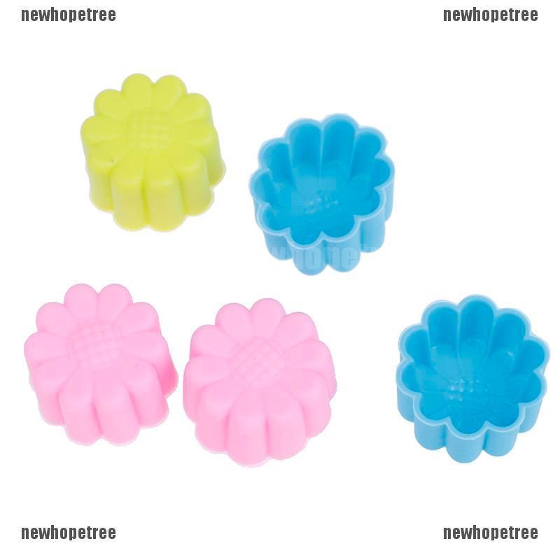 Khuôn làm bánh quy tạo hình hoa bằng silicon