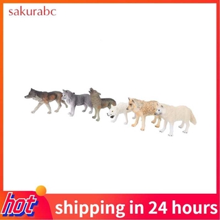 Mô Hình Sói Đồ Chơi Bằng Nhựa Cho Bé 3 Tuổi