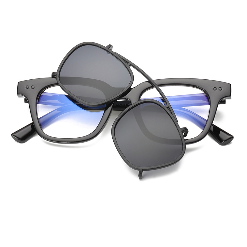 Mắt Kính Gọng Vuông Chống Ánh Sáng Xanh Phong Cách Hàn Quốc