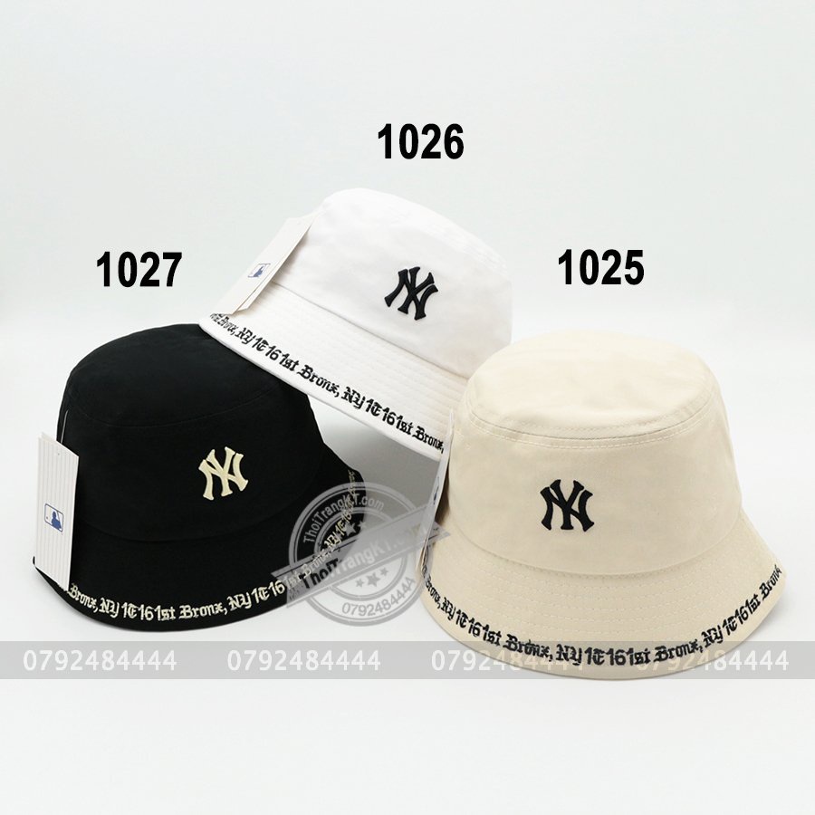 Nón bucket NY Vành Chữ