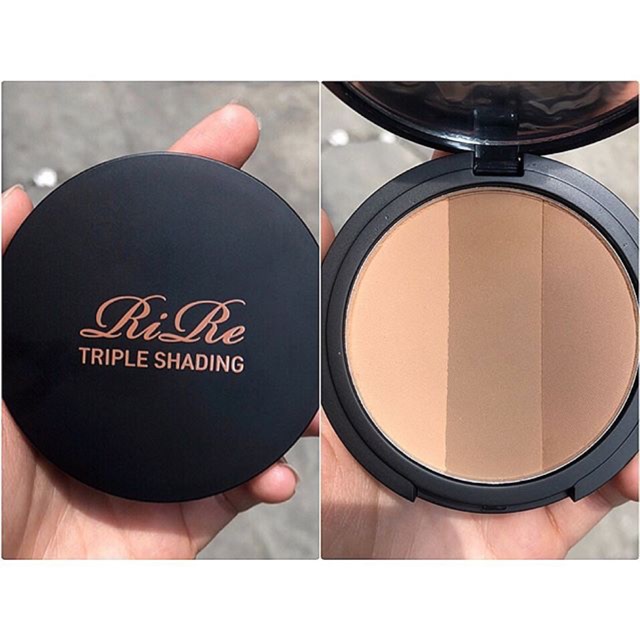 Phấn Tạo Khối 3 Khoang RIRE TRIPLE SHADING