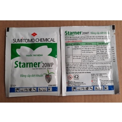 [FREESHIP TỪ 50K] Thuốc Starner 20WP- thuốc đặc trị bệnh cháy lá, thối nhũn và diệt khuẩn