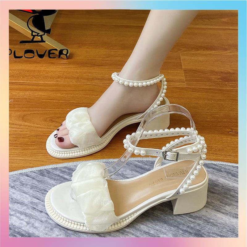 Giày Sandal Cao Gót Công Chúa Đế Dày Thời Trang Mùa Hè Mới