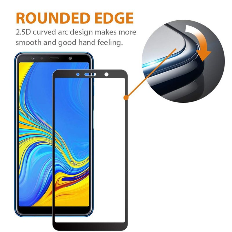 Miếng dán cường lực full màn hình Samsung Galaxy A7 2018