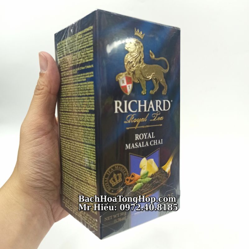 Trà Richard Masala Chai hộp giấy 25 gói