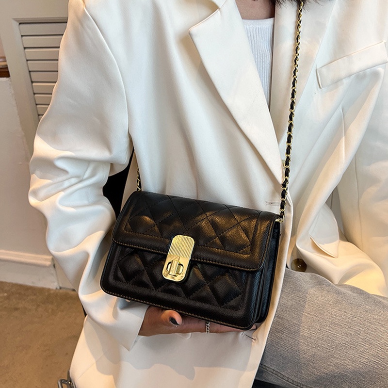 Túi Đeo Chéo Dây Xích Dáng Vuông Nhỏ Chất Lượng Cao Thời Trang Cho Nữ