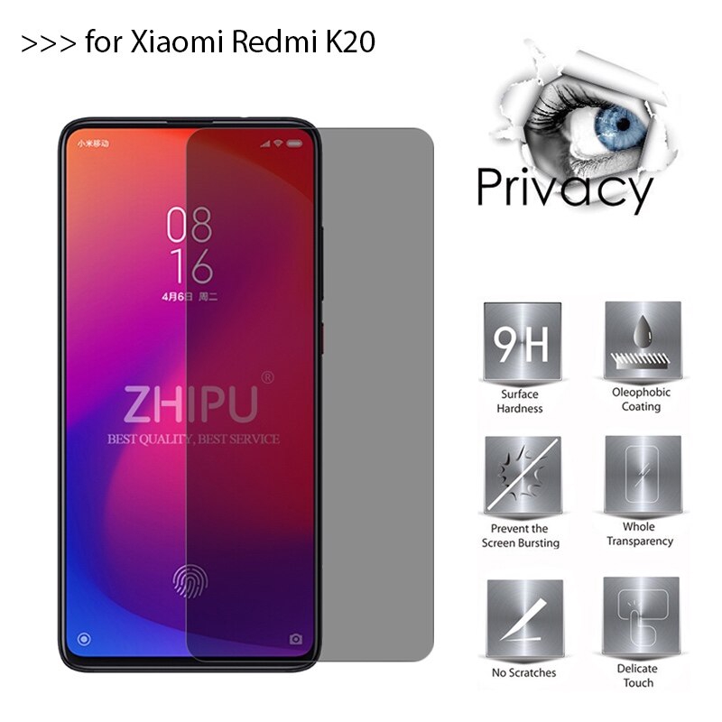 Kính Cường Lực Chống Nhìn Trộm Cho xiaomi redmi 9t 9a 9c k30 k20 mi 10t 9t pro poco f3 x3 m3 f2 pro x2 pocophone f1