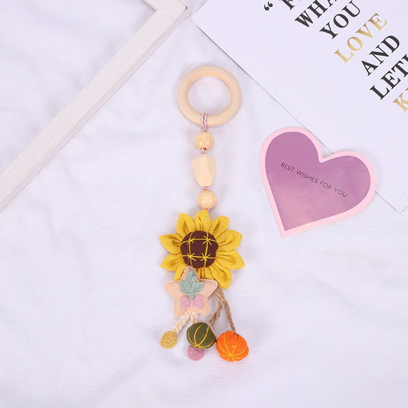 Set 4 Đồ Chơi Gỗ Treo Xe Đẩy Em Bé