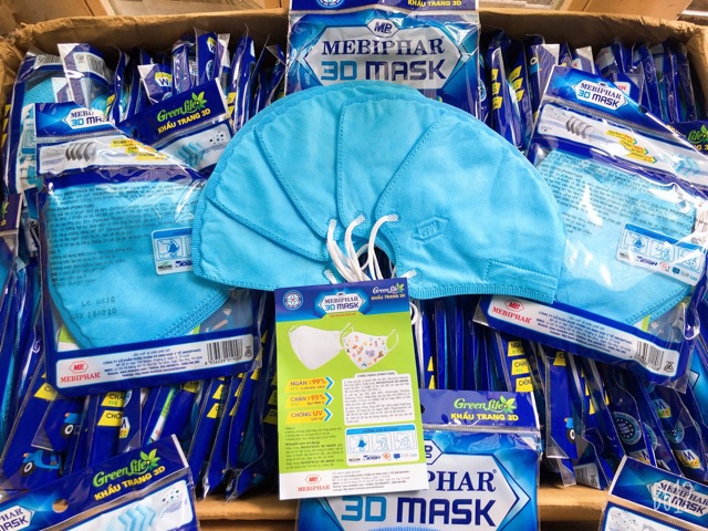 [Mã COSDAY - 50k đơn 250k] Khẩu trang MEBIPHAR 3D MASK - set 5cái