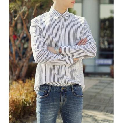 Áo sơ mi nam dài tay kẻ sọc