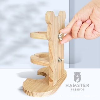 Đế bình nước gỗ cho Hamster | HamsterPetshop1
