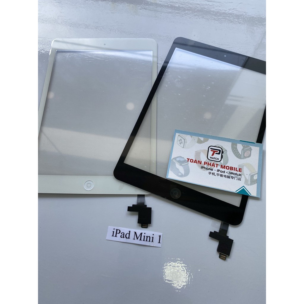 Kính Cảm Ứng iPad Mini 1/2/3/4,có Socket+Home  Mới 100%