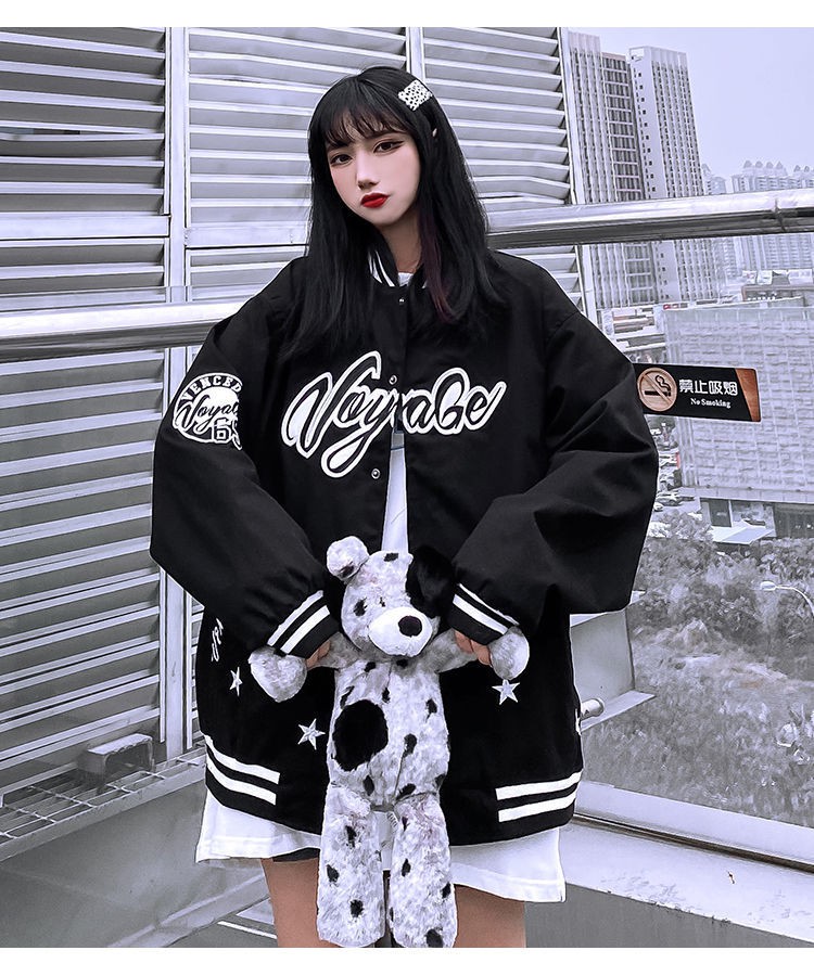 Áo Khoác Bóng Chày Form Rộng Thời Trang Dành Cho Cả Nam Và Nữ | BigBuy360 - bigbuy360.vn