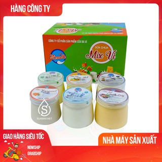 Sữa Chua Mix Vị Ba Vì - Zmilk - Thùng 12 Hũ