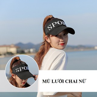 Mũ lưỡi chai nữ nửa đầu