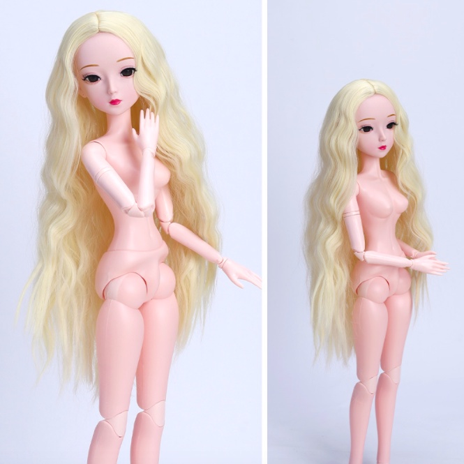 Búp Bê Công Chúa Lolita cao 60cm Đội Tóc Giả Mô Phỏng Búp Bê BJD