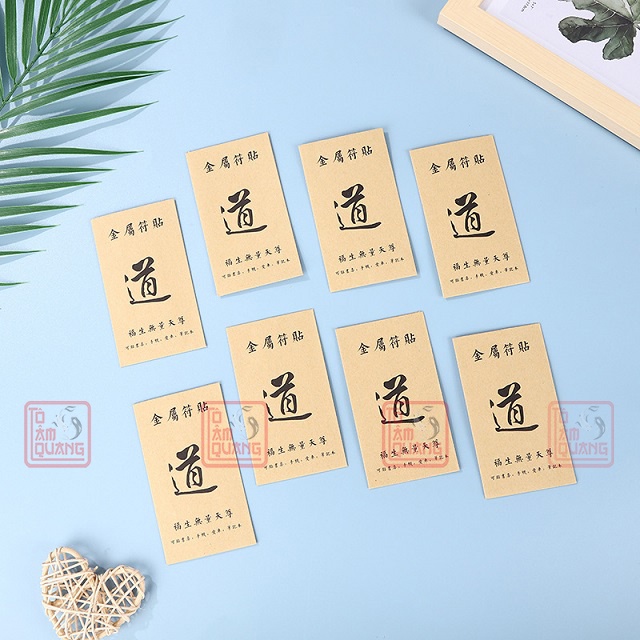 Miếng dán trang trí điện thoại linh phù phong thuỷ