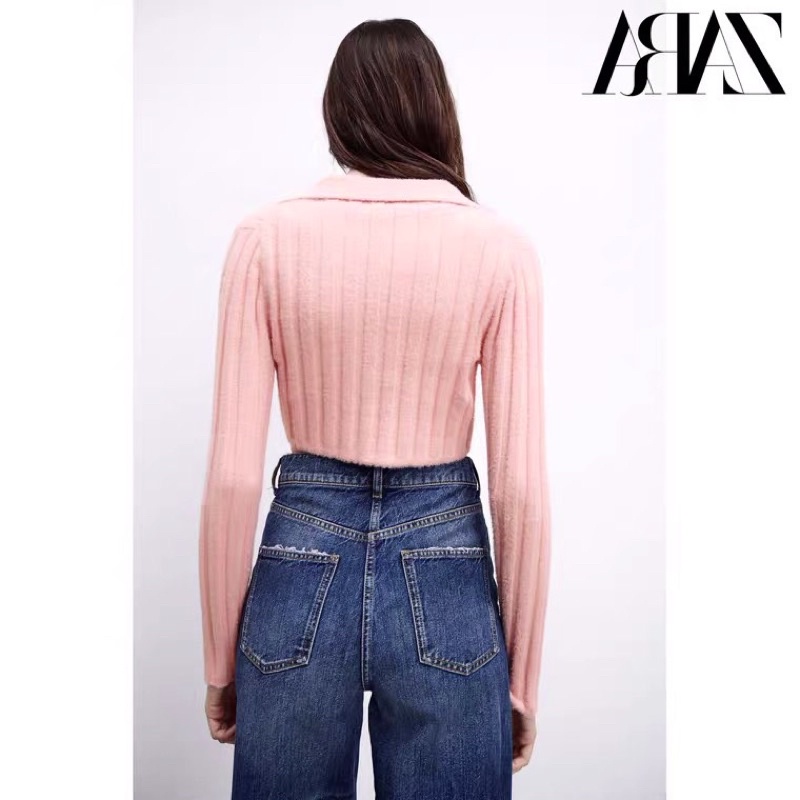 ÁO LEN HỒNG ZR DÁNG LỞ