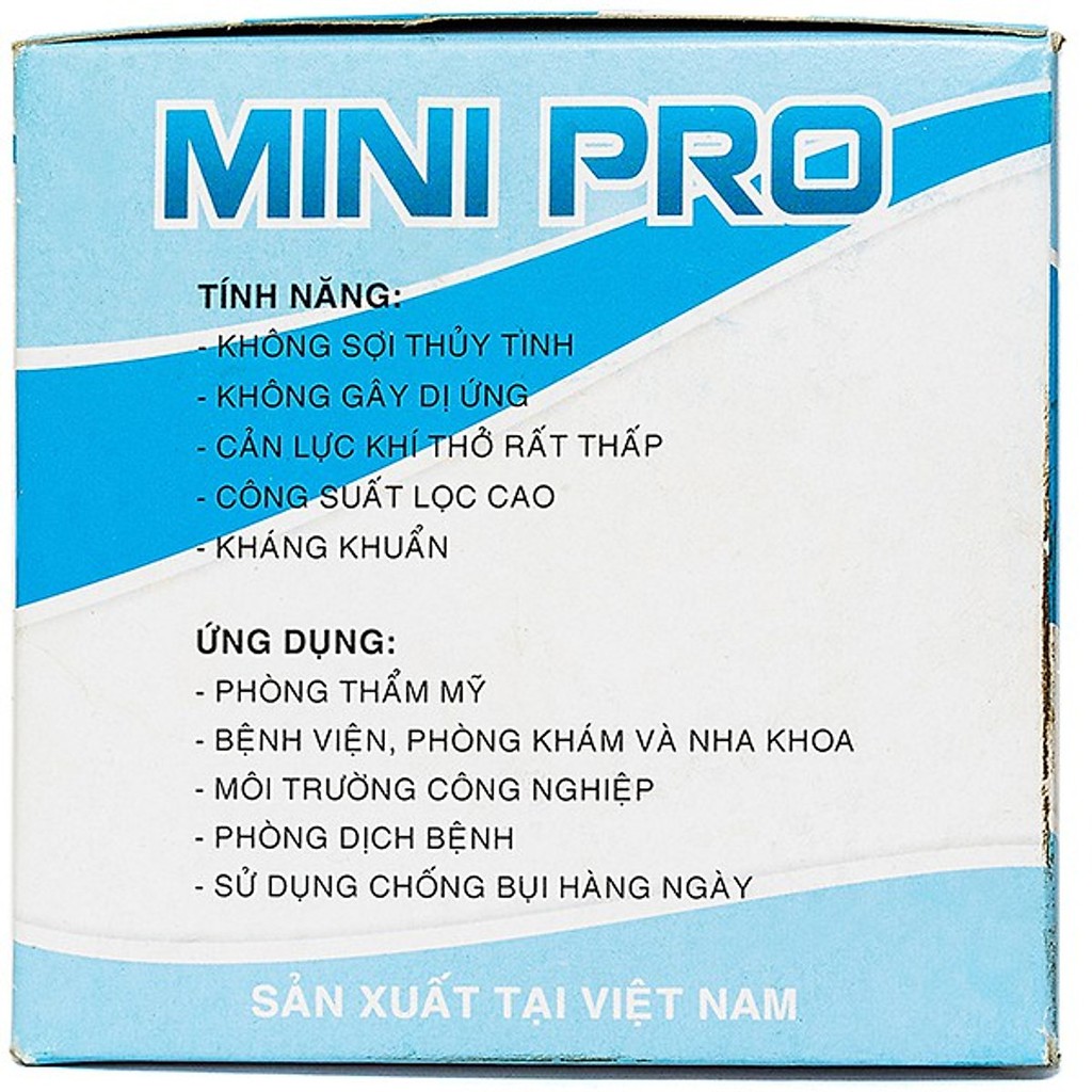 Khẩu trang y tế 4 lớp MINIPRO, Kháng khuẩn, chống bụi PM2,5 - Soleil Home