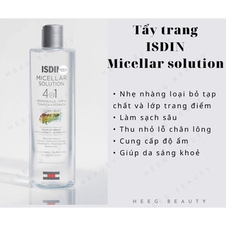 Tẩy Trang Isdin Micellar Solution 4in1 400ml