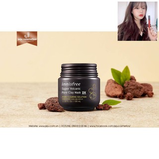 MẶT NẠ ĐẤT SÉT INNISFREE SUPER VOLCANIC PORE CLAY MASK 2X 2019