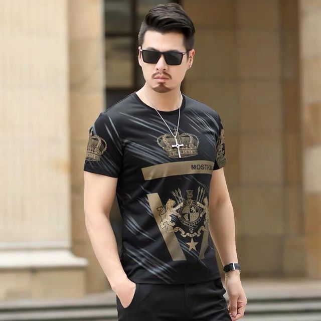 Áo thun nam ngắn tay cao cấp 100% cotton hàng vnxk