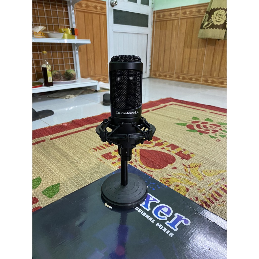 Mic thu âm Audio Technica AT2035 ⚡FREESHIP⚡ Mic thu âm AT2035 Chuyên dành cho ca sĩ chuyên nghiệp, phòng thu âm